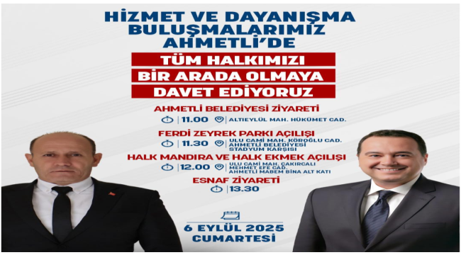 Ahmetli'de halk ekmek ve halk mandıra açılıyor