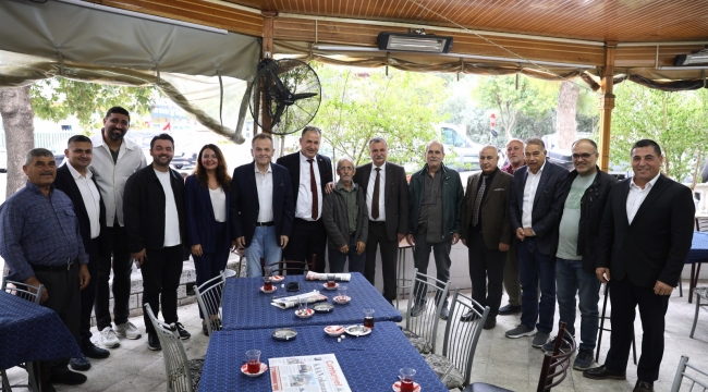 Başkan Balaban'ın esnaf ziyareti