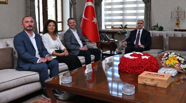 Başkan Kayserili ve Cıllı vali Ökan'ı ziyaret etti