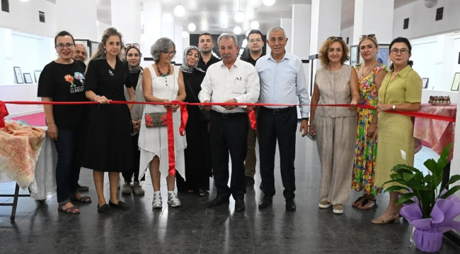 Başkanlar "ebruli'den esintiler" sergisini açtı