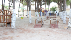 Belediye Karaağaçlı'da çocuklar için yepyeni bir oyun alanı oluşturdu