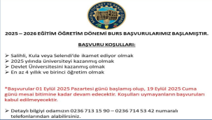 Burs başvuruları başladı