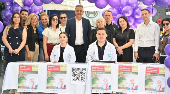 Büyükşehir "ben buradayım" stant kurdu