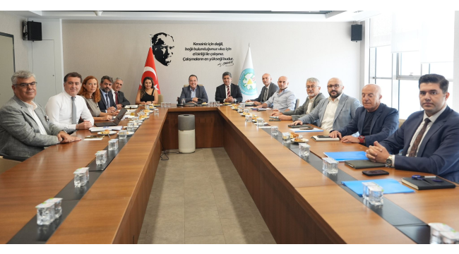 Büyükşehir üst yönetim toplantısı MASKİ'de yapıldı