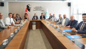 Büyükşehir üst yönetim toplantısı MASKİ'de yapıldı