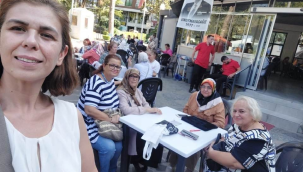 CHP kadın kolları yönetimi kadınlar kahvesinde kadınlarla buluştu