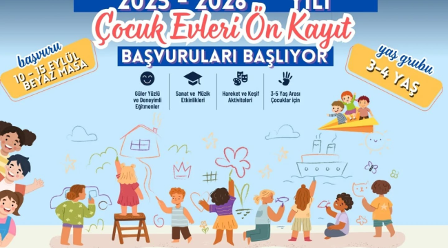 Çocukevleri kayıtları başladı