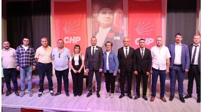 Demirci'de CHP'de bayrak değişimi