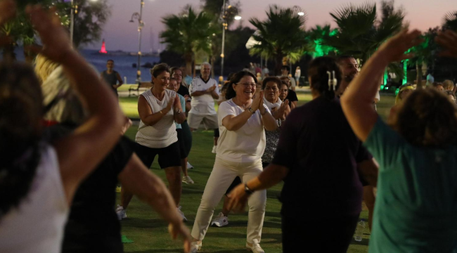 Didim'de "herkes için hareket" renkli görüntülere sahne oldu