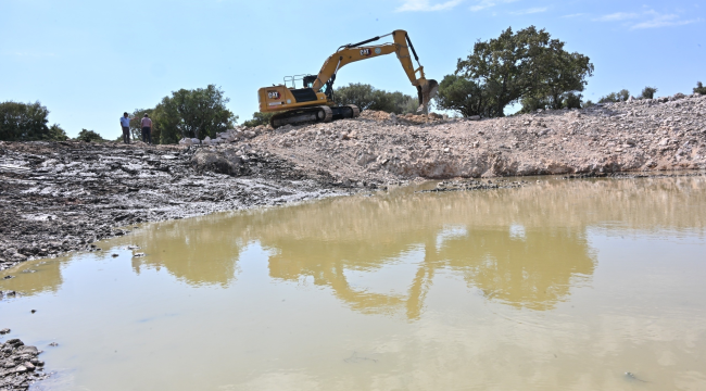 Göletler temizleniyor kapasileri arttırılıyor