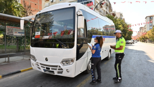 İzinsiz ve ruhsatsız taşımacılık yapan servis araçlarına yönelik ortak denetim 