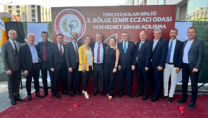İzmir eczacı odasının yeni hizmet binası açıldı