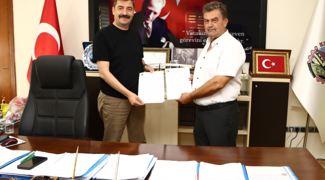 Kamyon garajı için protokol imzalandı