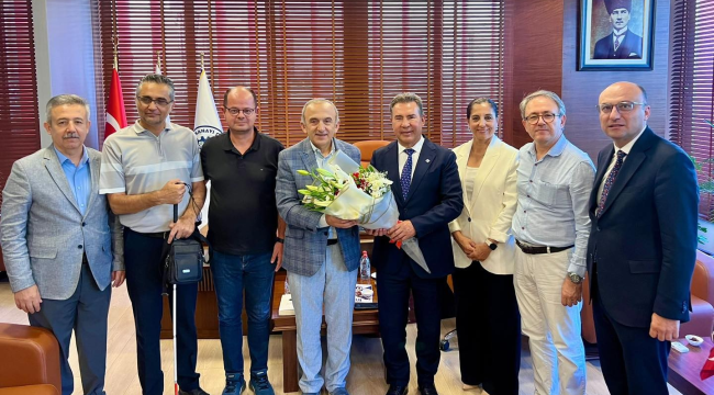 Kent konseyi yönetimi TSO başkanı Yılmaz'ı ziyaret etti