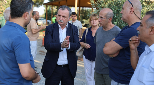 Mahalle ziyaretlerine başlayan başkan Balaban vatandaşlarla buluştu