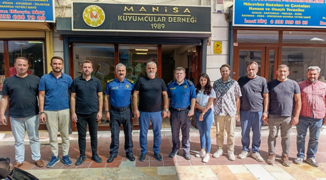 Müdür Aktaş Kuyumcular derneğini ziyaret etti