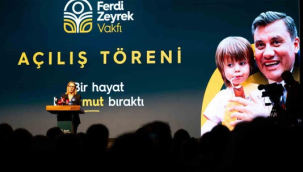 Nurcan Zeyrek''Ferdi sana söz veriyorum,senin ışığın bu vakıfla hiç sönmeyecek''