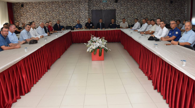 Salihli'de ilçe afet müdahale planı değerlendirme toplantısı