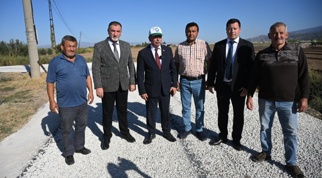 Salihli Hasalan mahallesi yıllar sonra yola kavuştu