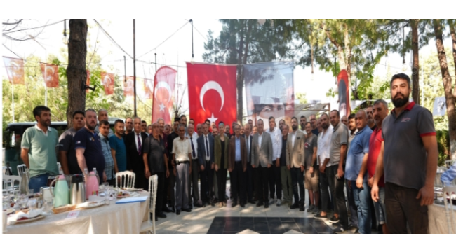 Sanayi esnafıyla bir araya gelen başkan Dutlulu''Siz isteyeceksiniz,biz yapacağız" 