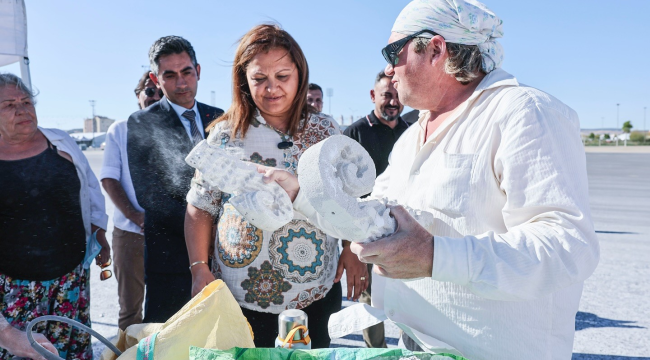 Taşın sanata, emeğin estetiğe dönüştüğü mermer sergisi 