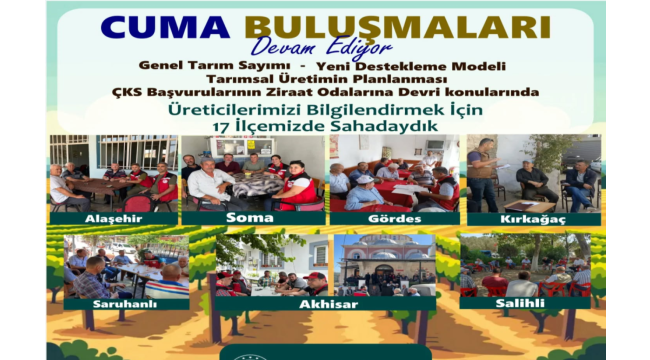 Üreticileri güncel konularda bilgilendirme sürüyor