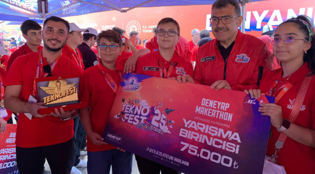 Yunusemre bilim merkezi öğrencileri TEKNOFEST'en Türkiye birincisi oldu