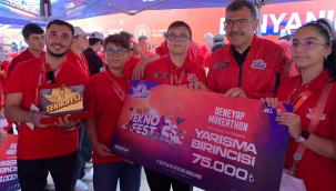 Yunusemre bilim merkezi öğrencileri TEKNOFEST'en Türkiye birincisi oldu