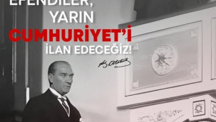 102.yılında Cumhuriyete sahip çıkıyoruz