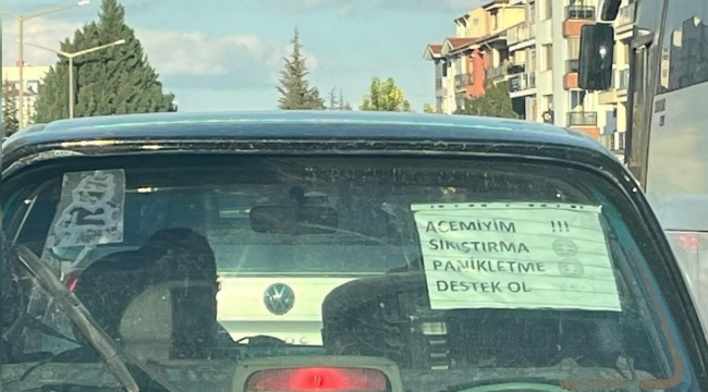 "Acemiyim,sıkıştırma, panikletme, destek ol'gülümseten istek