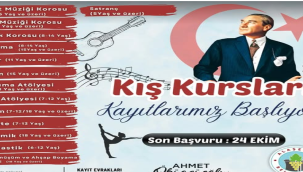 Alaşehir belediyesi 14 dalda açtığı kış kursları başlıyor