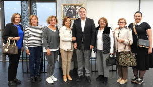 Anne Dutlulu,oğlu başkan Dutlulu'yu ziyaret etti