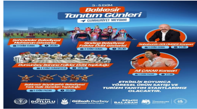 Balıkesir tanıtım günleri Manisa'da