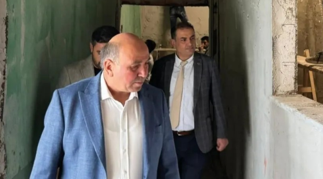 Başkan Akdeniz yapımı süren kent lokantasını inceledi