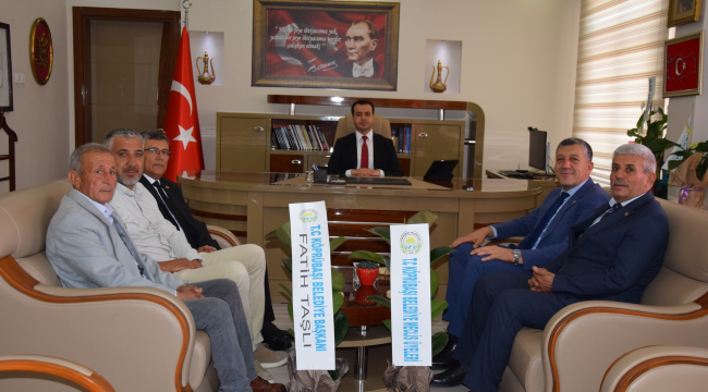 Başkan Taşlı kaymakam Doğan'ı ziyaret etti