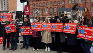 Berlin'de İmamoğlu eylemi