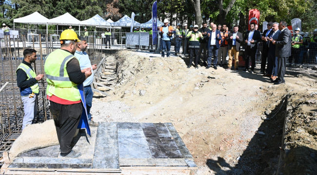  Bölge trafik denetleme şube müdürlüğü hizmet binasının temel atma töreni