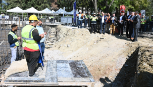  Bölge trafik denetleme şube müdürlüğü hizmet binasının temel atma töreni