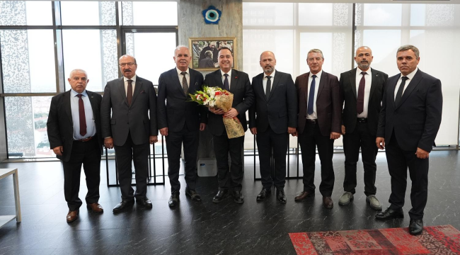  Bulgay ve Akyüz başkan Dutlulu'yu ziyaret etti