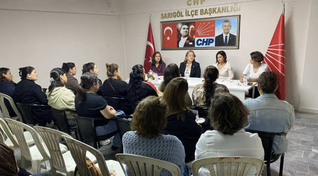 CHP Sarıgöl kadın kolları başkanlığına Seyhan İğdeli atandı