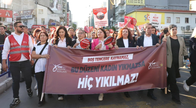 Didim'de muhteşem tencere tava eylemi