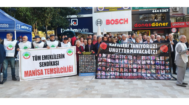 Gar katliamının 10.yıldönümde Manisa 'da protesto edildi