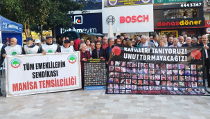 Gar katliamının 10.yıldönümde Manisa 'da protesto edildi