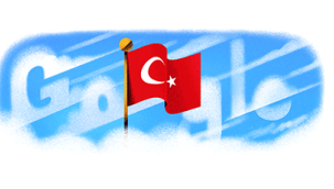Google Doodle'ı Türkiye Cumhuriyet bayramını kutluyor