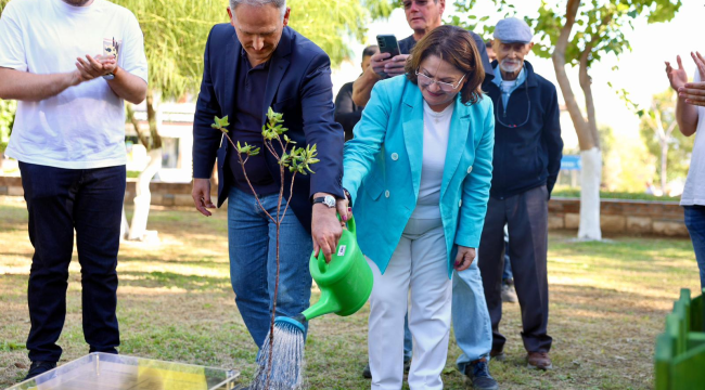 İki kardeş kentin dostluğu toprakla buluştu