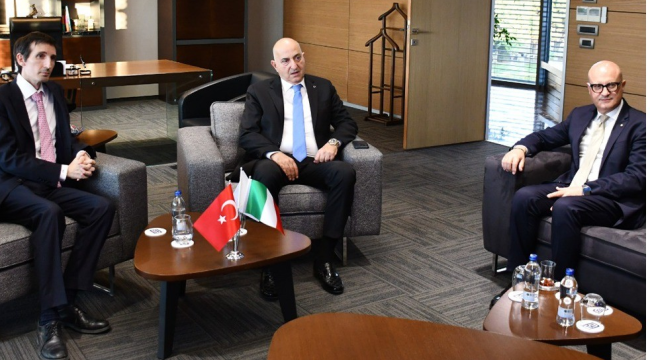 İzmir İtalya konsolosu OSB'yi ziyaret etti