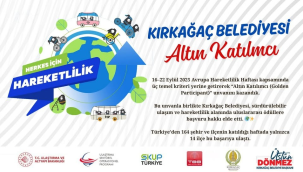 Kırkağaç belediyesi uluslararası ödüllere başvuru hakkı elde etti