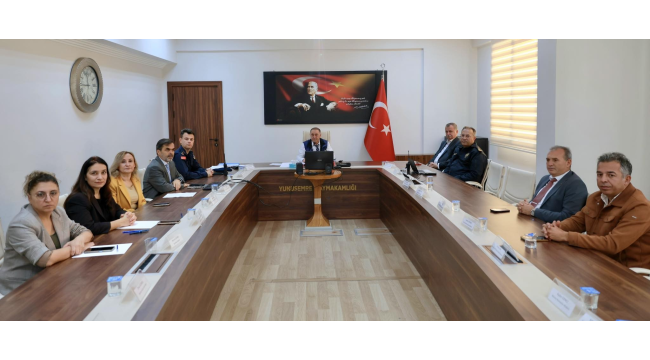 Kriz koordinasyon merkezi'nde toplantı