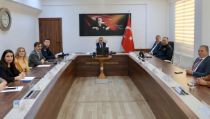 Kriz koordinasyon merkezi'nde toplantı