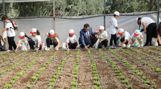 Lider çocuk tarım kampı düzenlendi
